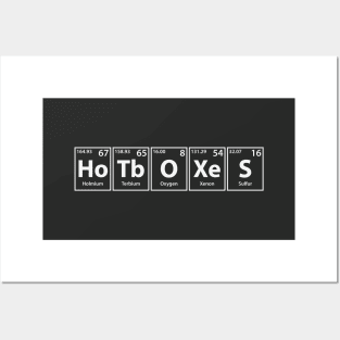 Hotboxes (Ho-Tb-O-Xe-S) Periodic Elements Spelling Posters and Art